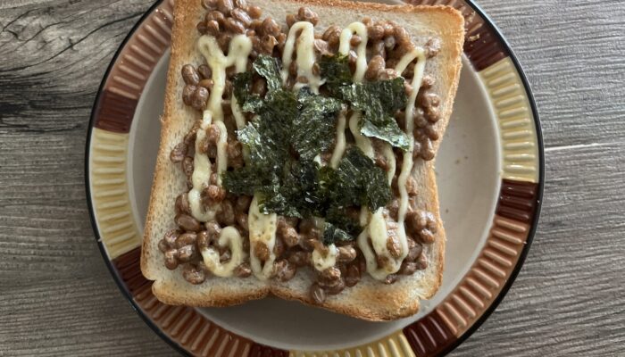 納豆マヨトースト