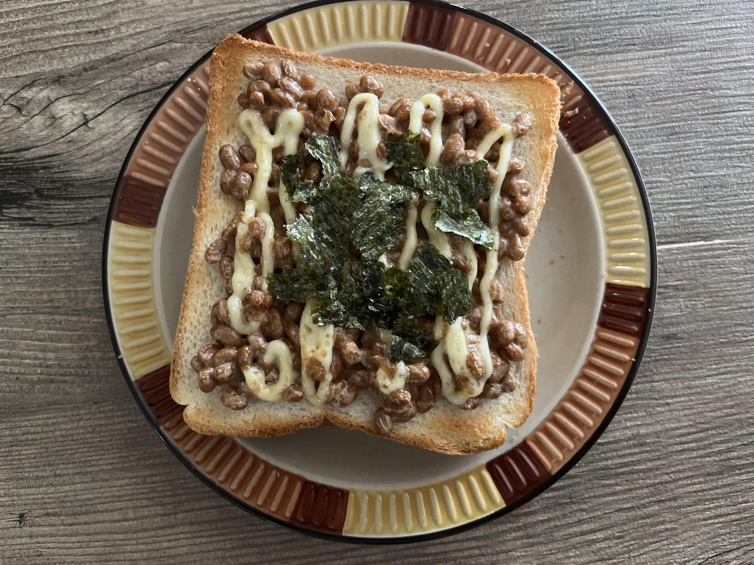 納豆マヨトースト
