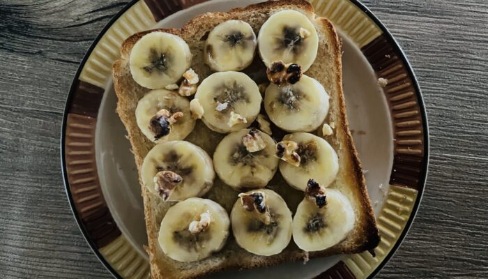 はちみつくるみバナナトースト