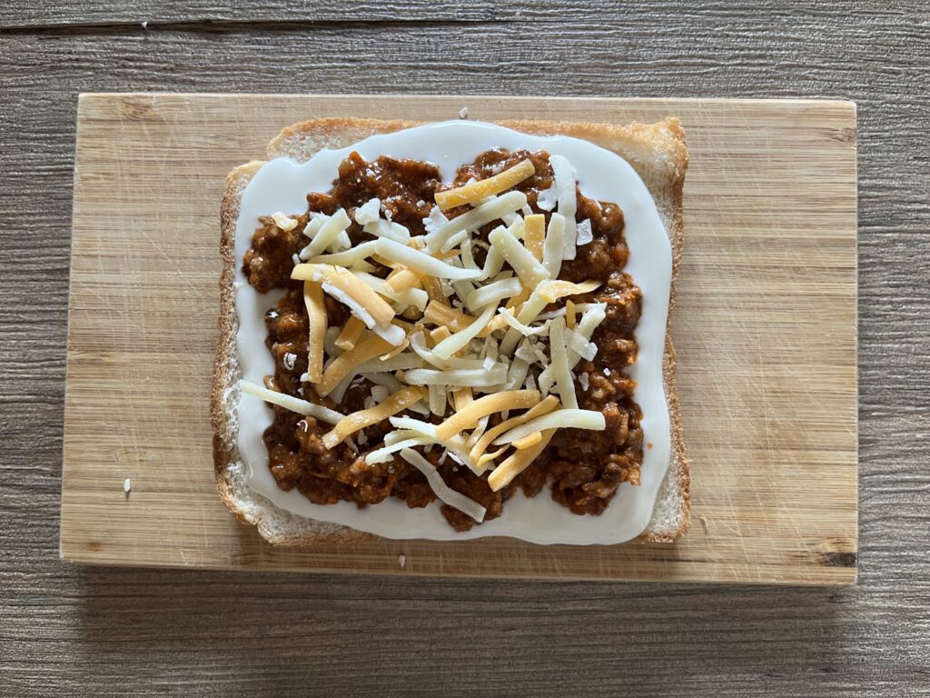 チーズを乗せる
