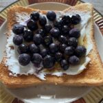 ブルーベリートースト