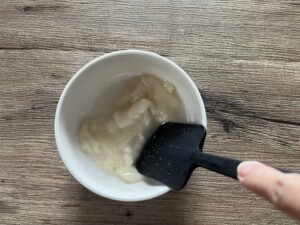 レンジでチンして混ぜる