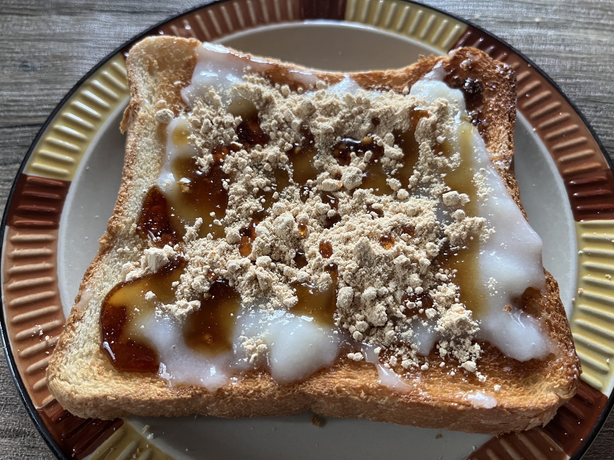 黒蜜きな粉トースト/信玄餅トースト