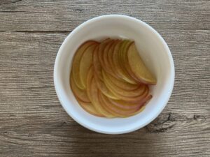 りんごのレンジ煮