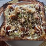 お好み焼き風キャベツトースト