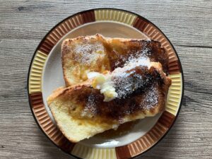 レンジ&トースターでフレンチトースト