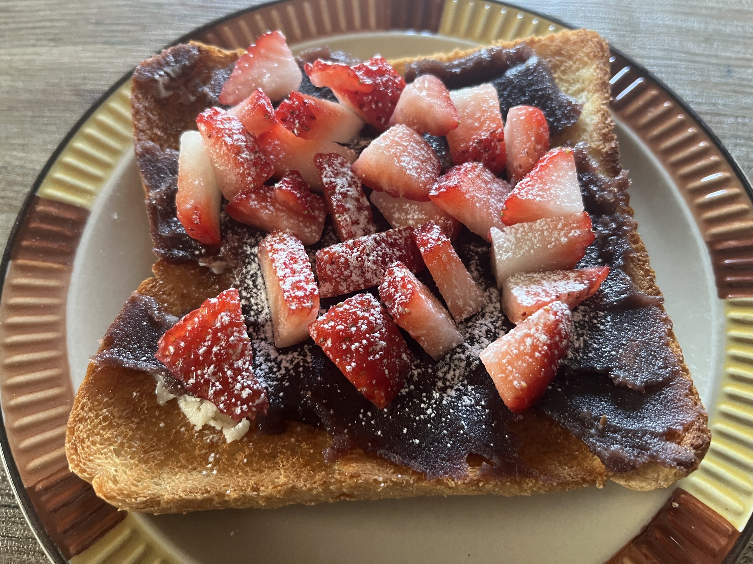 あんバタートースト